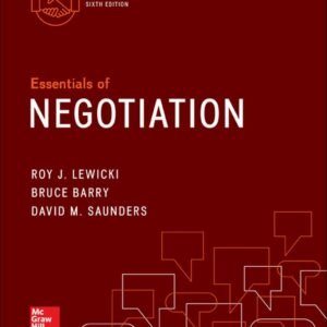 Essentials of Negotiation Paperback – 14 January 2015