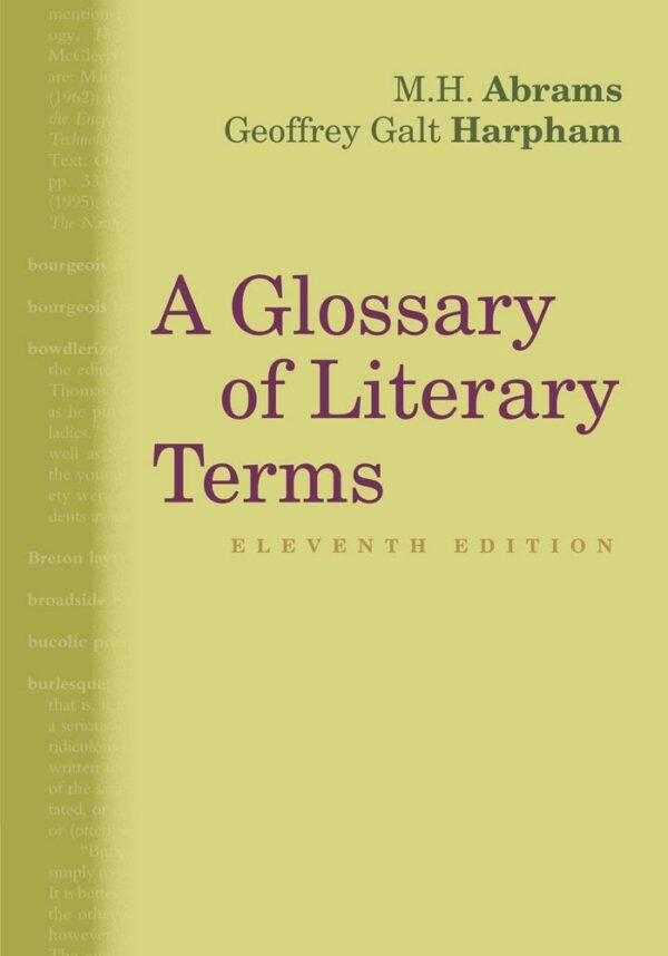 A Glossary of Literary Terms Paperback – 1 January 2014