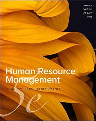 Human Resource Management: Strategy. People. Performance. Paperback – 24 April 2017