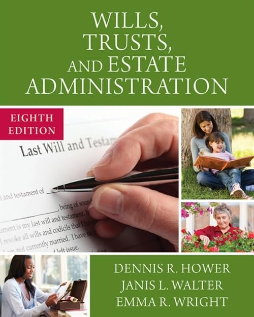 Wills, Trusts, and Estate Administration Paperback – International Edition, 14 October 2015
