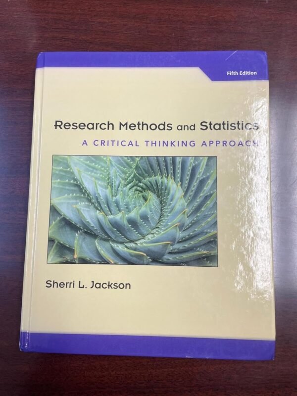 Research Methods and Statistics : A Critical Thinking Approach Hardcover – International Edition, 14 November 2014