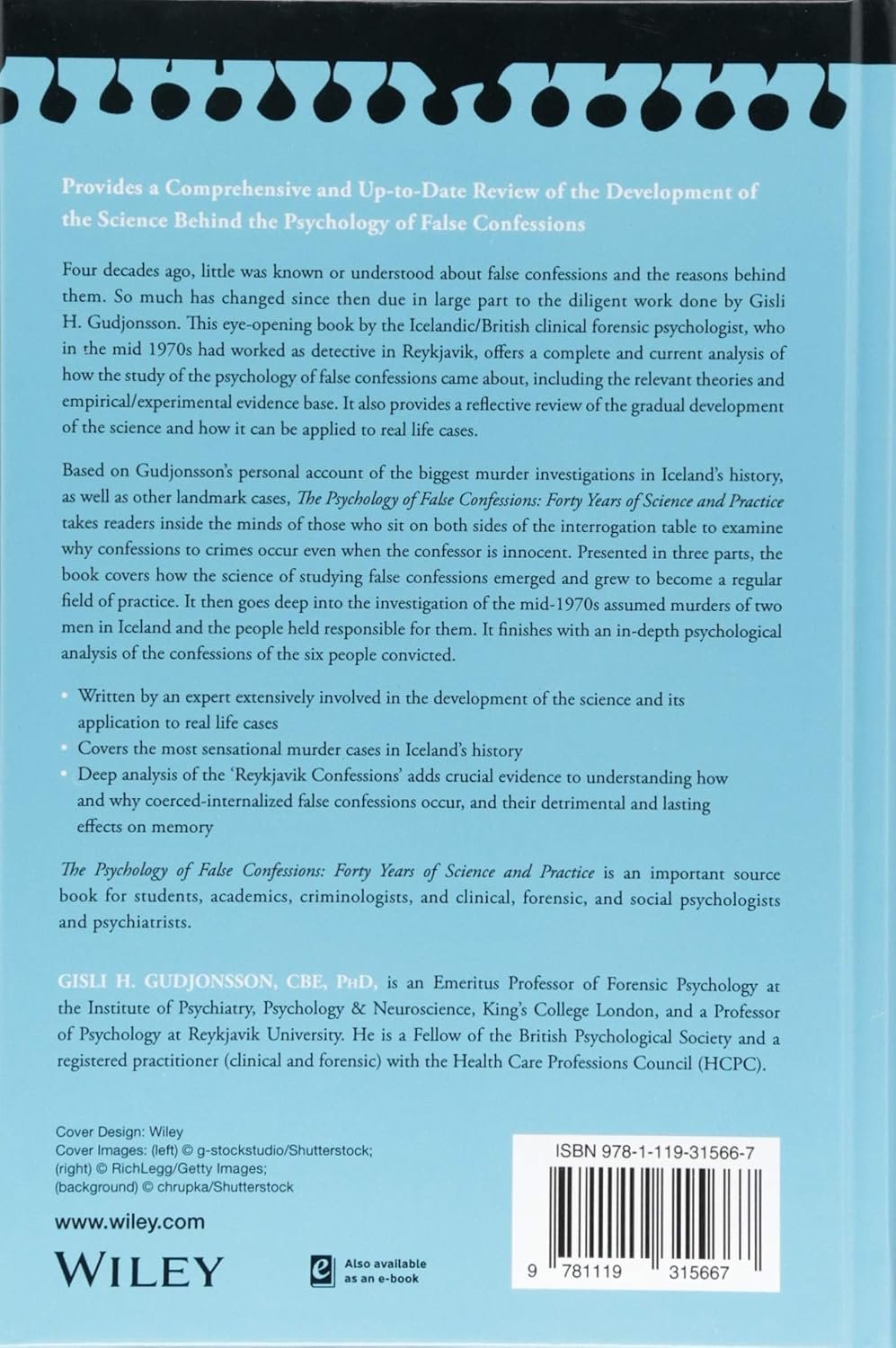 The Psychology of False Confessions: Forty Years of Science and Practice Hardcover – 20 July 2018 - Image 2