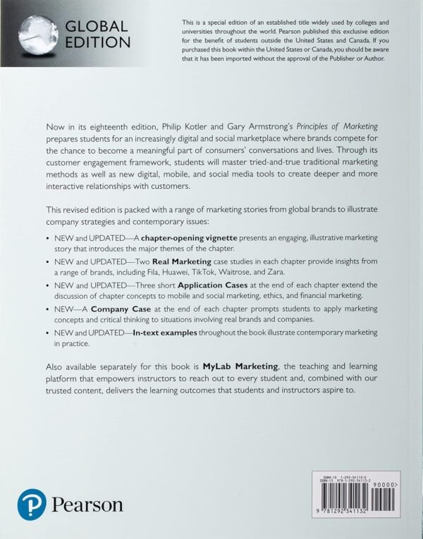 Principles of Marketing, Global Edition Paperback – 20 May 2020 - Image 2