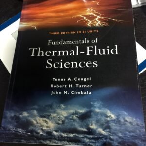 Fundamentals of Thermal-Fluid Science Audio CD – Audiobook, 25 March 2008