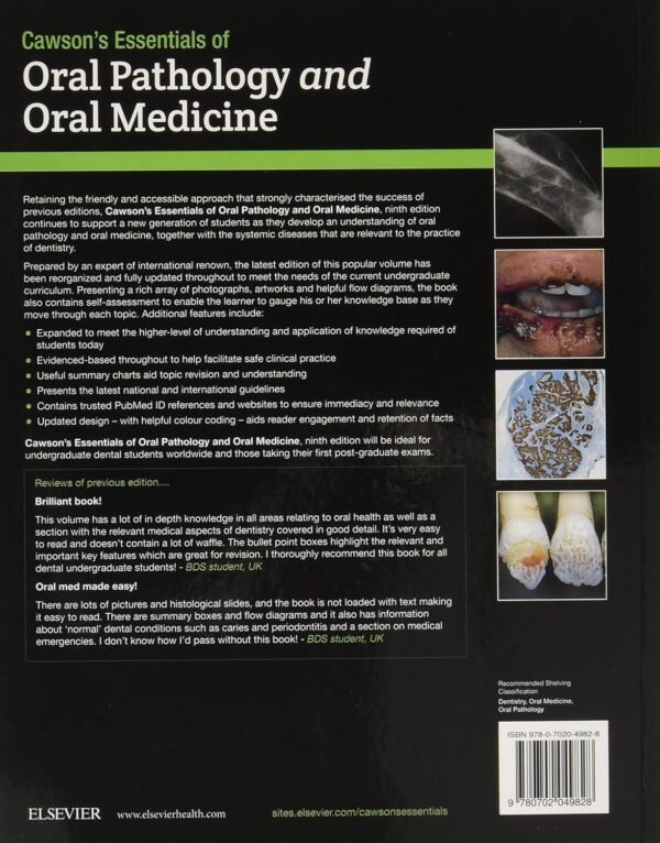 Cawson's Essentials of Oral Pathology and Oral Medicine Paperback – 14 July 2017 - Image 2