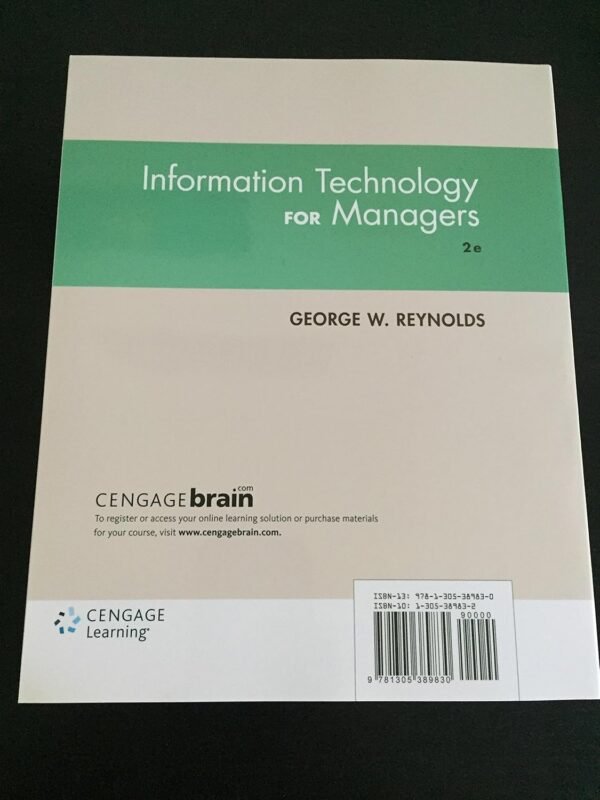 Information Technology for Managers Paperback – International Edition, 1 July 2015 - Image 2