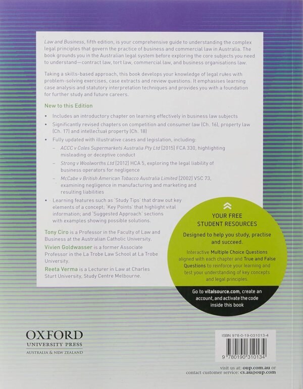 Law and Business Paperback – 5 December 2019 - Image 2