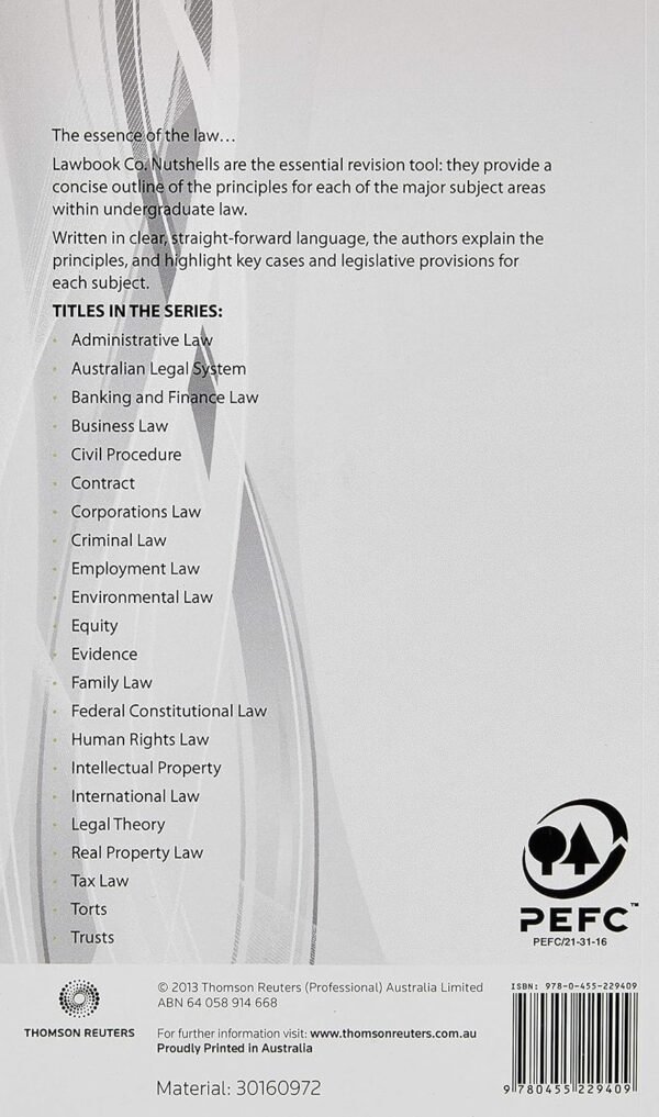 Nutshell: Environmental Law Paperback – 20 December 2012 - Image 2