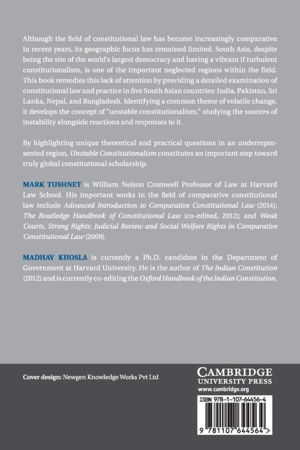 Unstable Constitutionalism: Law and Politics in South Asia Paperback – 3 February 2016 - Image 2