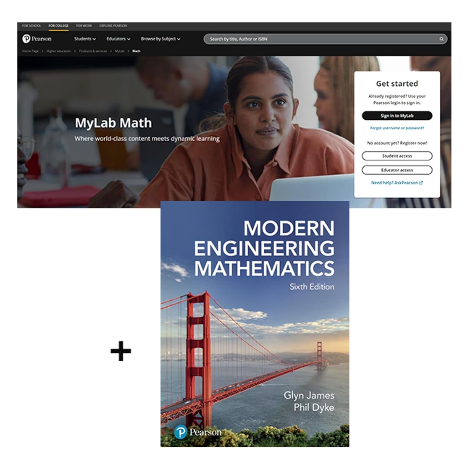 Modern Engineering Mathematics, Global Edition + MyLab Math with Pearson eText Paperback – 30 March 2020
